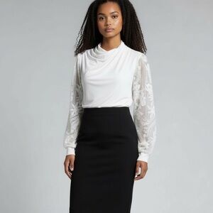 Elie Tahari L/S blouse NWT